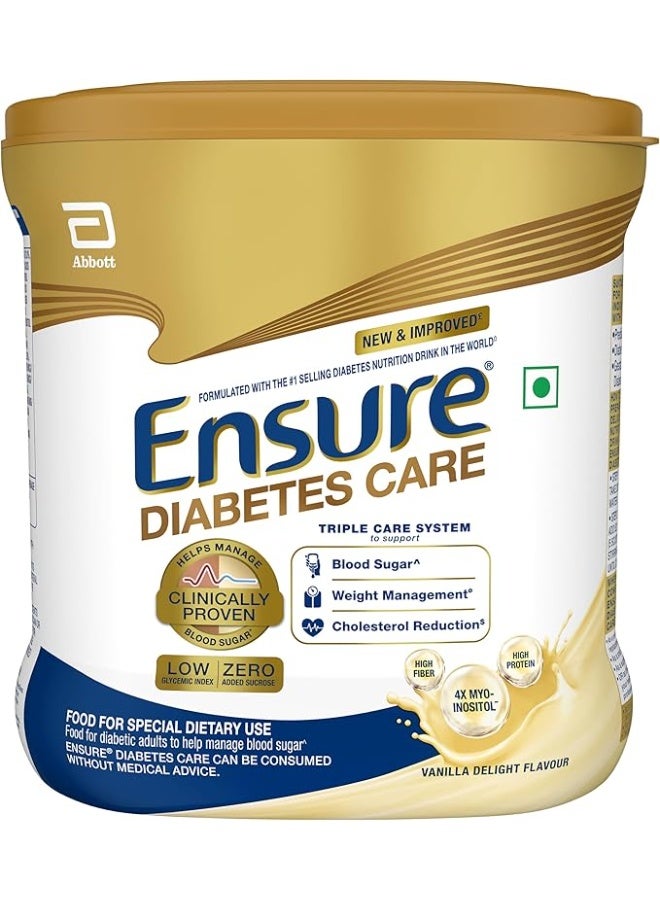 Ensure Diabetes Care Abbott Vanilla Delight Flavor - 400 gm (Previously known as Glucerna SR)